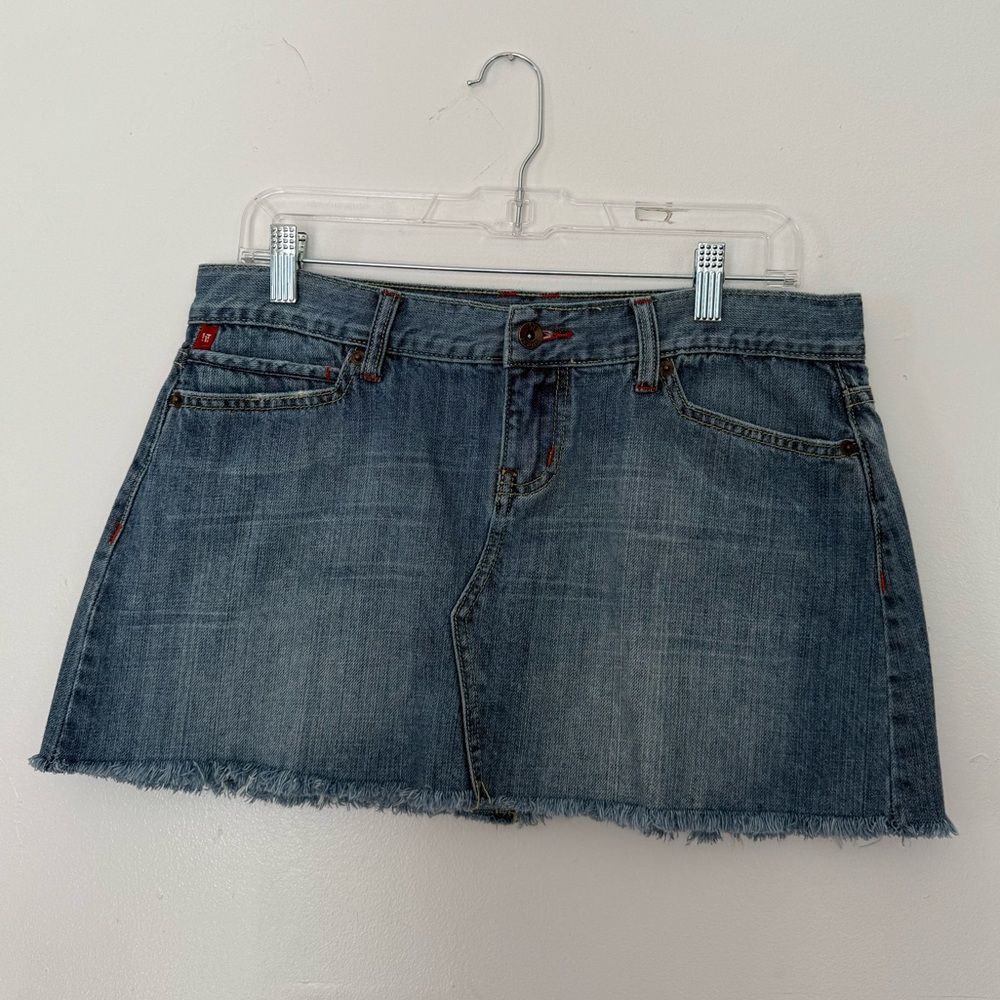 Denim Mini Skirt